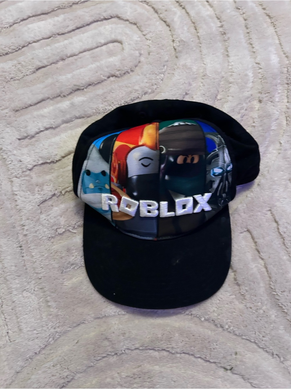Roblox Black Logo Snapback Hat Roblox Kids Hat
